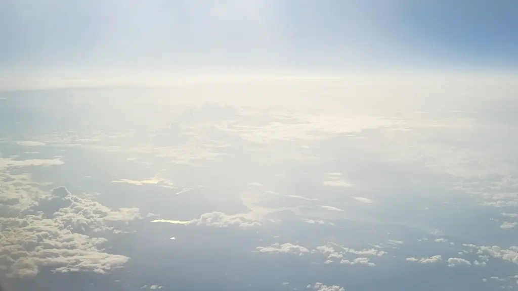 高空俯瞰的雲海